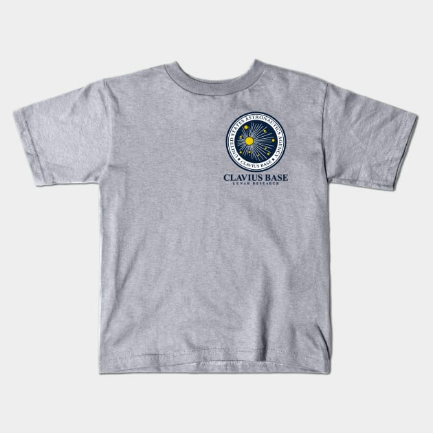 Pocket Clavius Base Kids T-Shirt by Anthonny_Astros